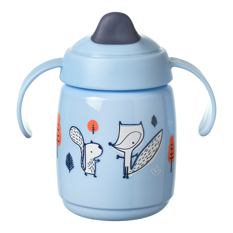 Κύπελλο με Στόμιο Σιλικόνης Tommee Tippee Superstar Training Sippee 300ml 6m+ Blue