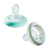 Πιπίλα Σιλικόνης Νυκτός Tommee Tippee Breastlike Night 0-6m (2τεμ.)