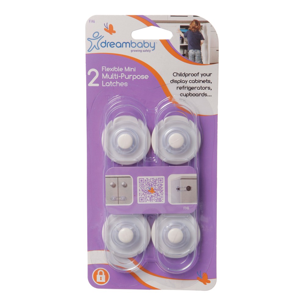 Ασφάλεια DreamBaby Πολλαπλών Χρήσεων Small 2 pack